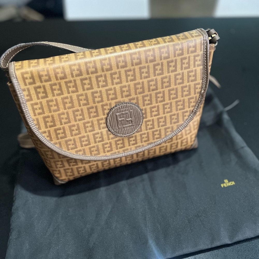 Vintage Fendi purse with dust bag. EUC.